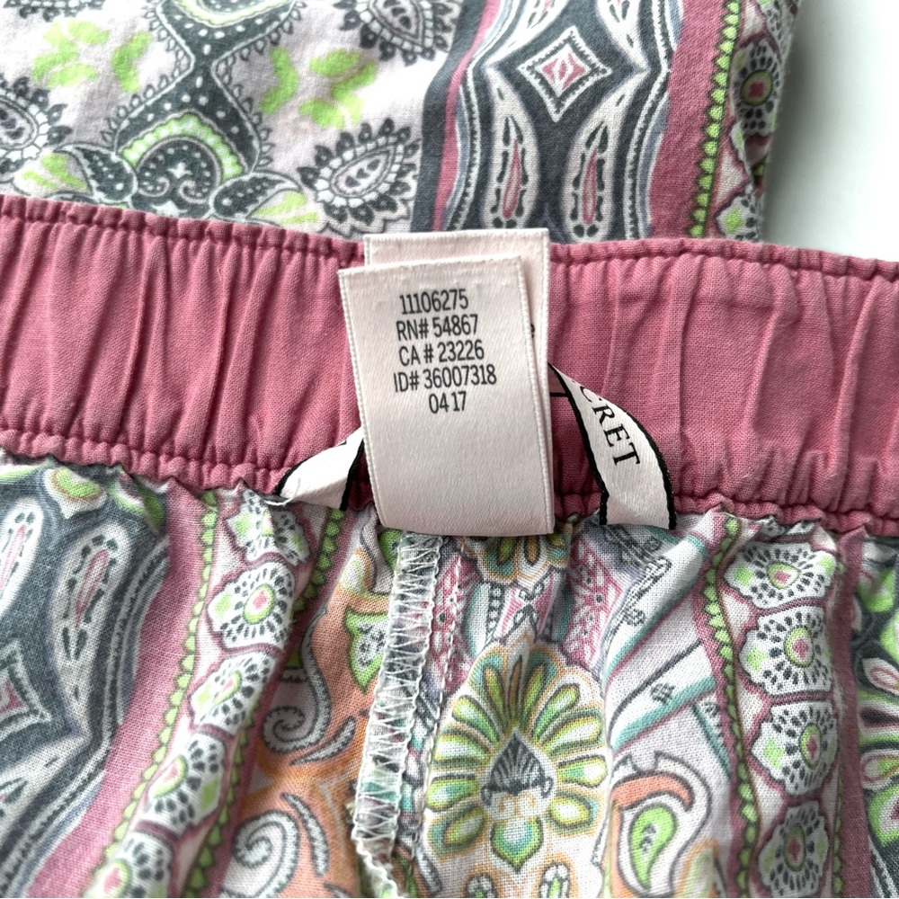 Victoria’s Secret Multicolored Mixed Pattern Loun… - image 8